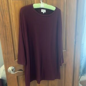 Maroon Sweater Dress Small/Medium Boutique